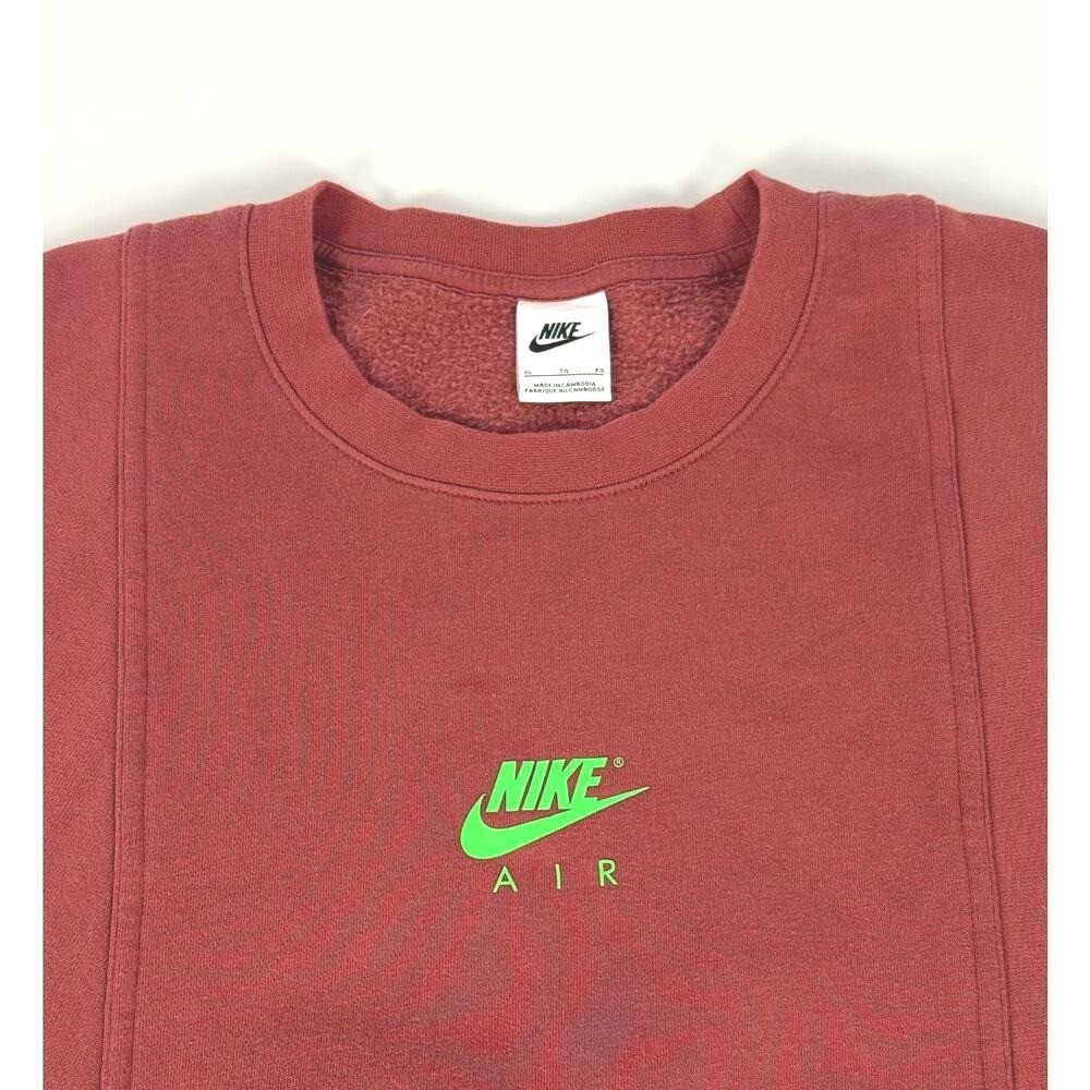 Nike Air Men's XL Crewneck Sweatshirt Get Over Your Fear Of Heights - Picture 4 of 8